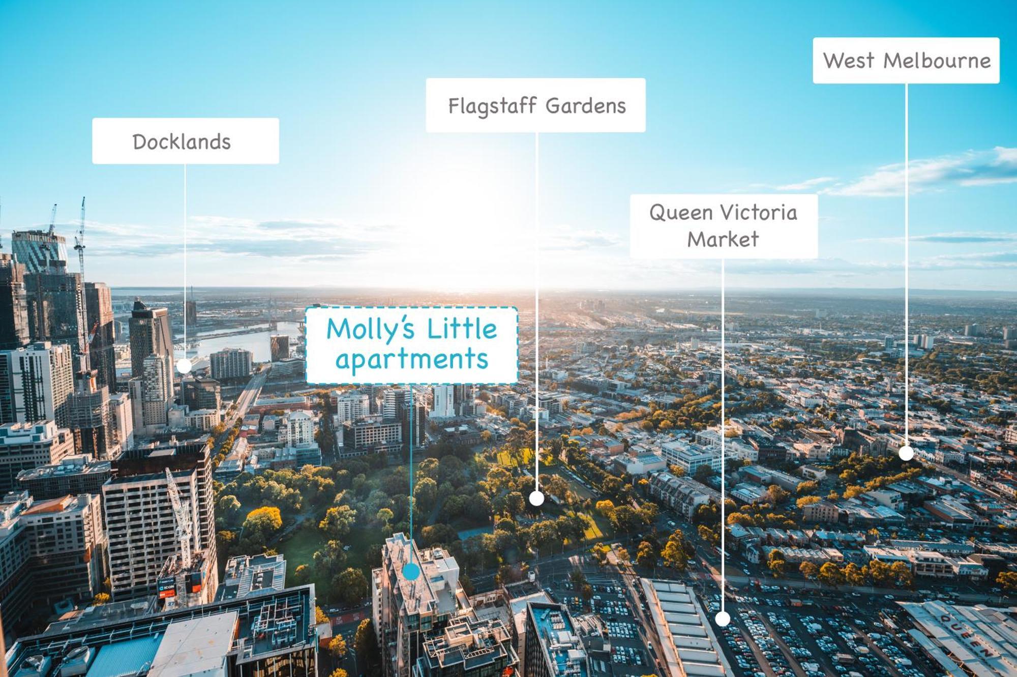 Molly'S Little Apartments Melbourne Bagian luar foto
